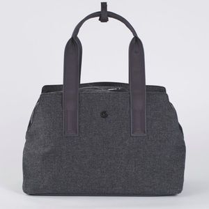 lululemon go getter bag - heathered dark grey